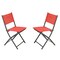 Flash Furniture Brazos Folding Chairs w/Red Flex Comfort Material Backs and Seats and Black Metal Frames, 2PK TLH-SC-097-RED-02-GG - alternate 8
